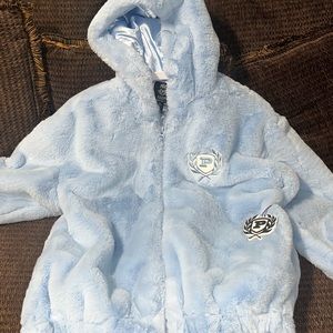 Light blue Plush Jacket